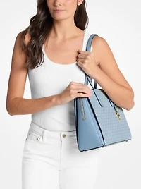 Laila Medium Signature Logo Tote Bag