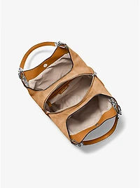 Lillie Large Suede Shoulder Bag