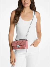 Tribeca Small Woven Leather Shoulder Bag