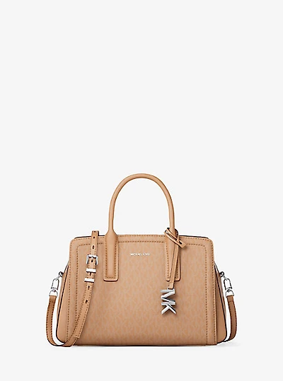 Laila Small Signature Logo Satchel