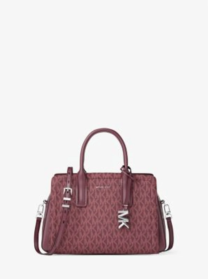 Laila Small Signature Logo Satchel