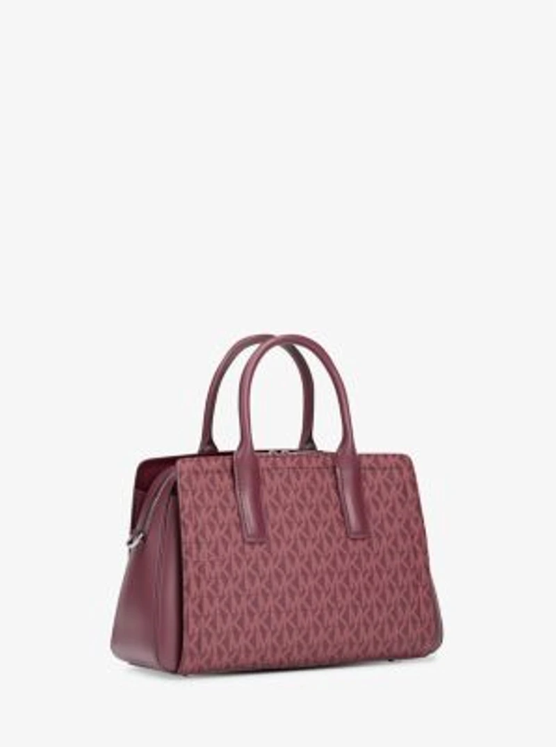 Laila Small Signature Logo Satchel