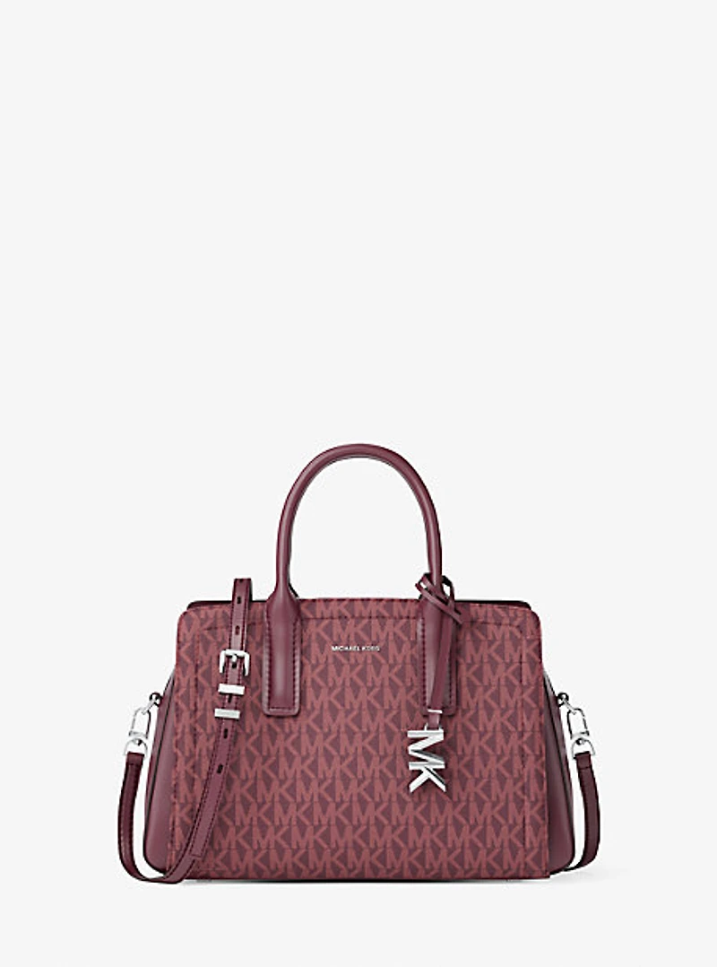 Laila Small Signature Logo Satchel