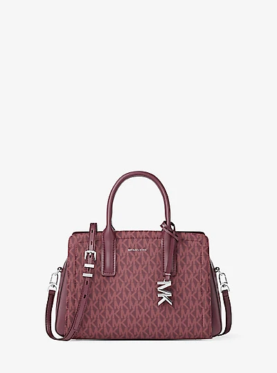 Laila Small Signature Logo Satchel