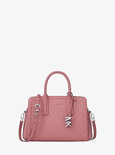 Laila Small Signature Logo Satchel