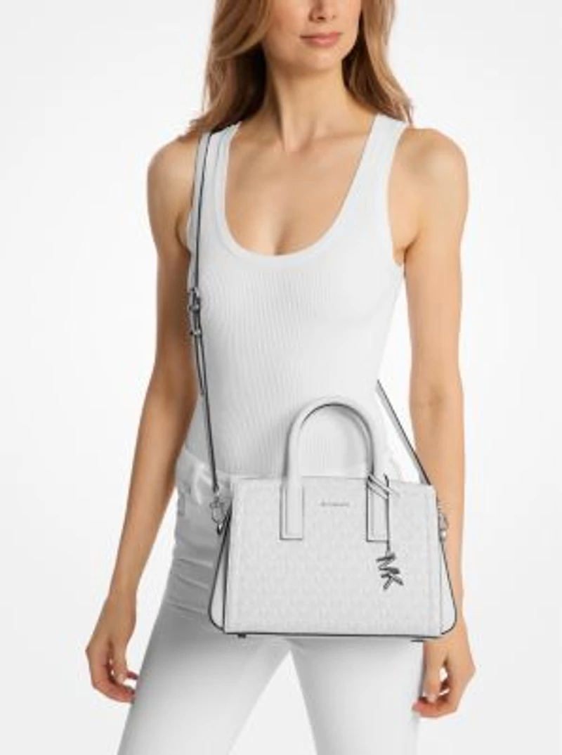 Laila Small Signature Logo Satchel