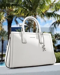 Laila Medium Leather Satchel