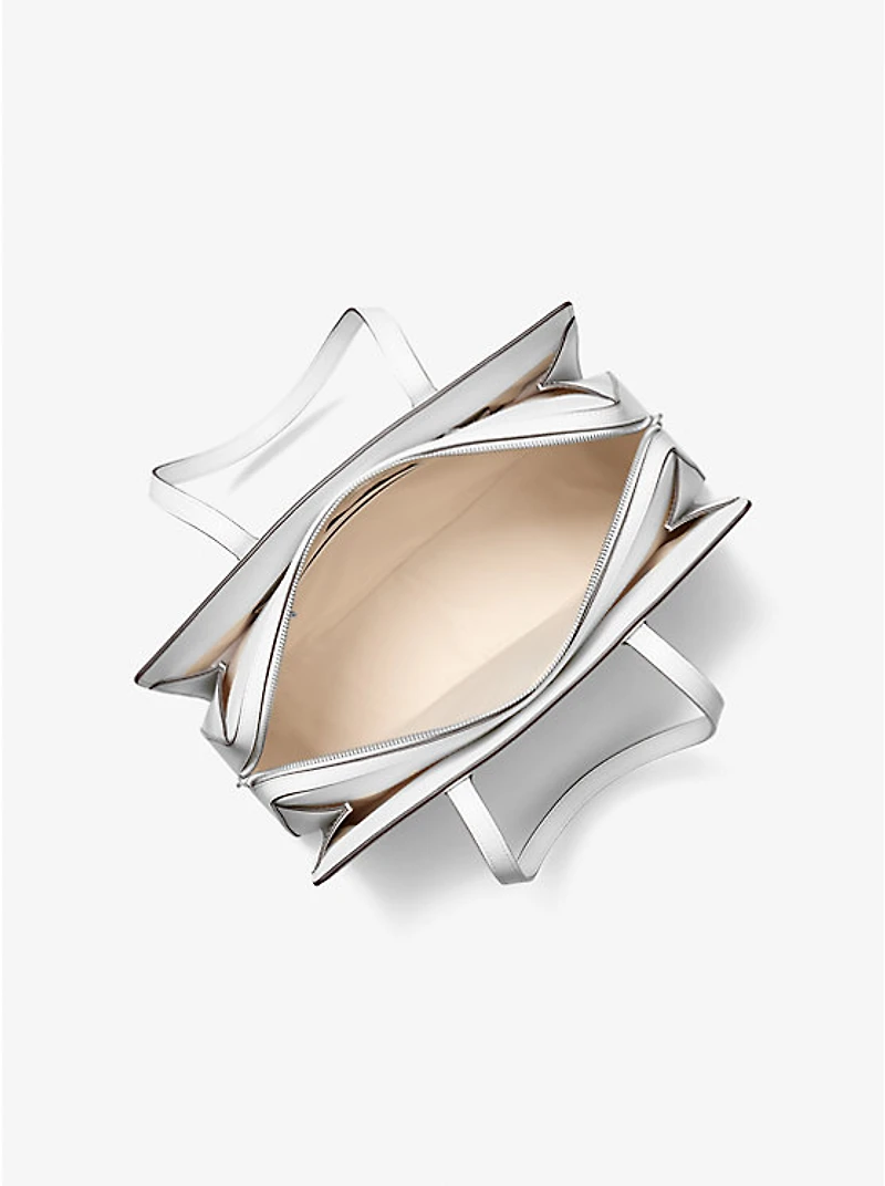 Laila Medium Pebbled Leather Tote Bag