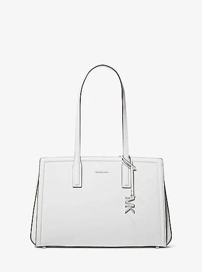 Laila Medium Pebbled Leather Tote Bag