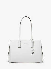 Laila Medium Pebbled Leather Tote Bag