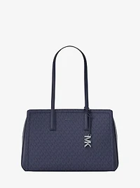 Laila Medium Signature Logo Tote Bag