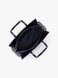 Laila Medium Signature Logo Tote Bag