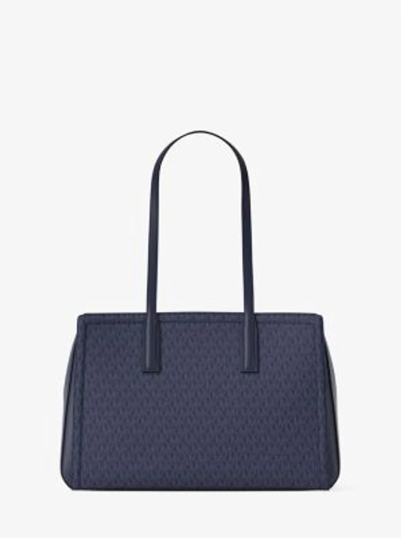 Laila Medium Signature Logo Tote Bag