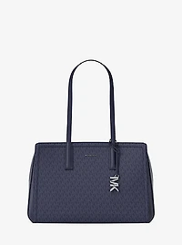 Laila Medium Signature Logo Tote Bag