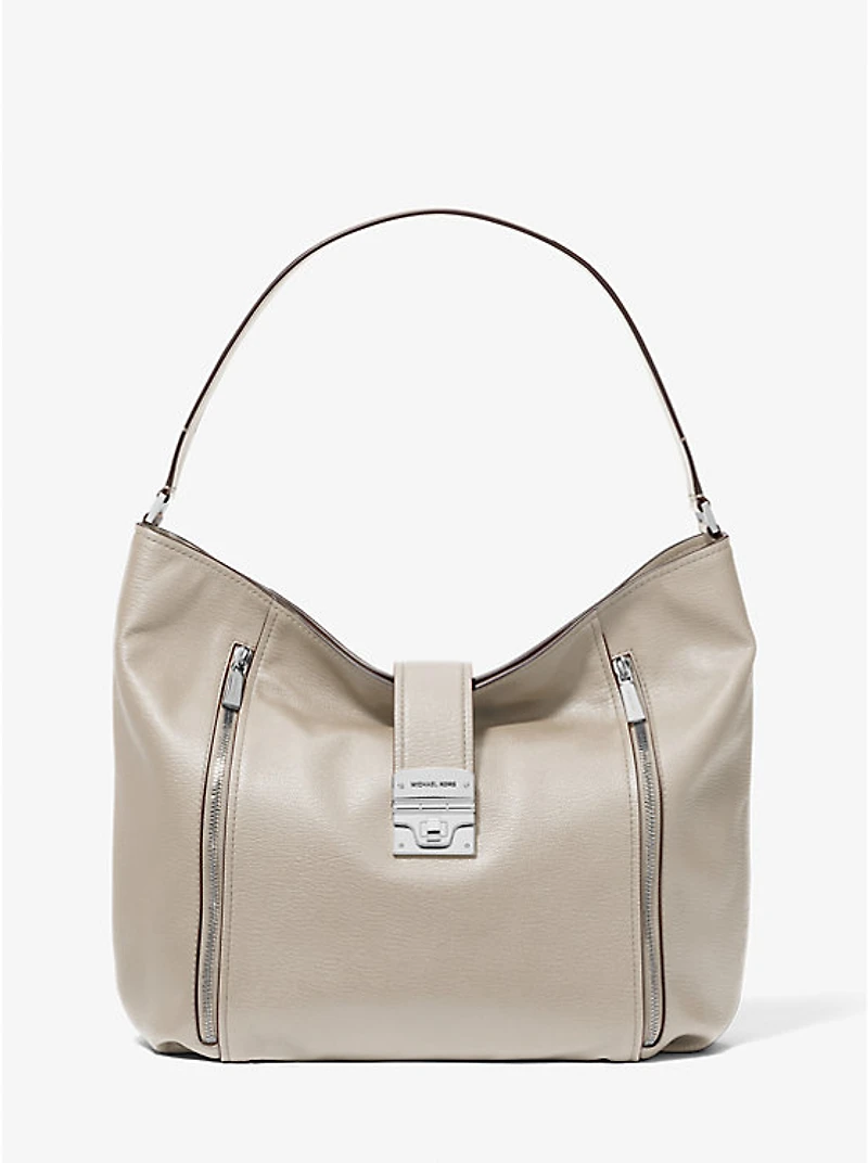 Addie Large Leather Shoulder Bag