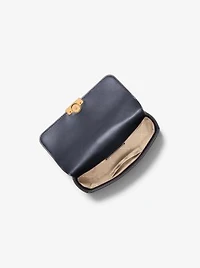 Tribeca Small Studded Suede Shoulder Bag