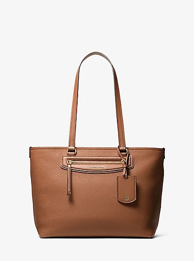 Jet Set Travel Medium Pebbled Leather Tote Bag