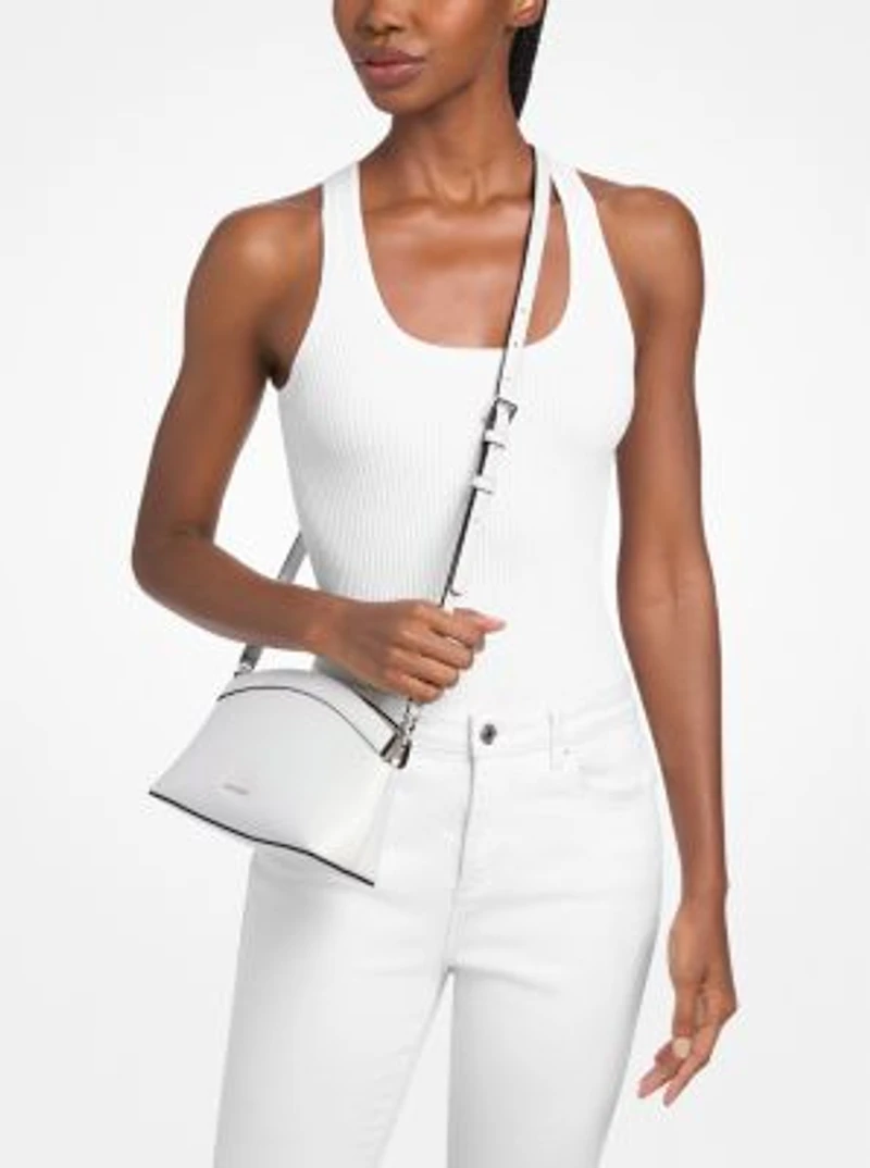 Athena Small Leather Convertible Clutch