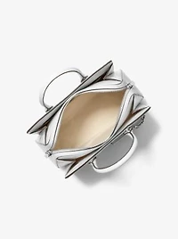 Laila Medium Leather Satchel with Card Case