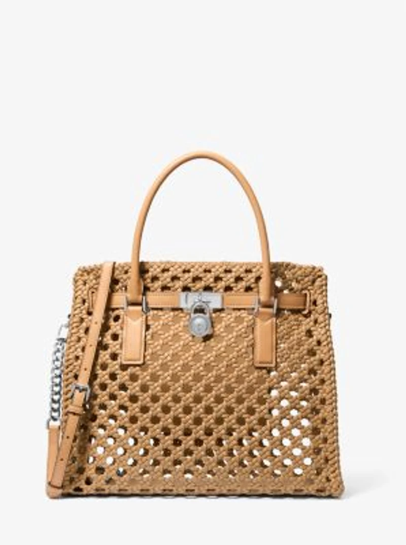 Hamilton Moderne Large Hand-Woven Satchel