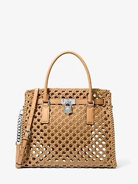 Hamilton Moderne Large Hand-Woven Satchel