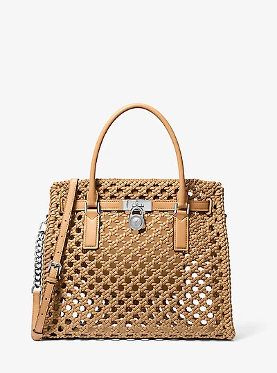 Hamilton Moderne Large Hand-Woven Satchel