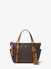 Sullivan Small Logo Top-Zip Tote Bag
