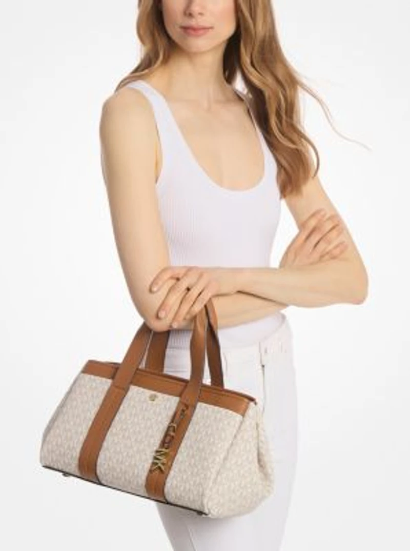 Romee Small Signature Logo Satchel