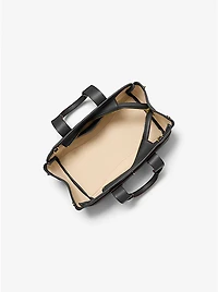 Romee Small Pebbled Leather Satchel