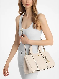 Romee Small Pebbled Leather Satchel