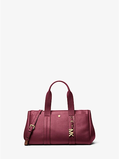 Romee Small Pebbled Leather Satchel