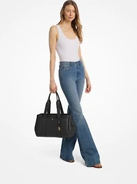 Romee Large Pebbled Leather Tote Bag
