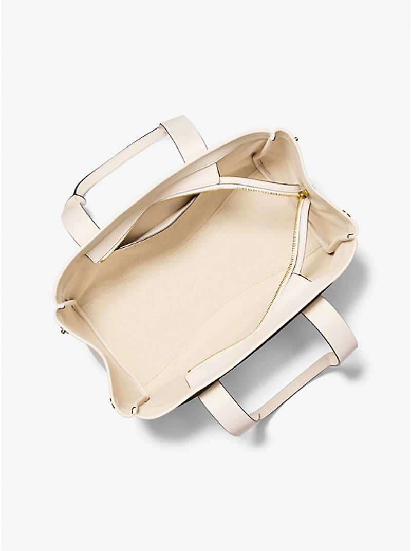 Romee Large Pebbled Leather Tote Bag