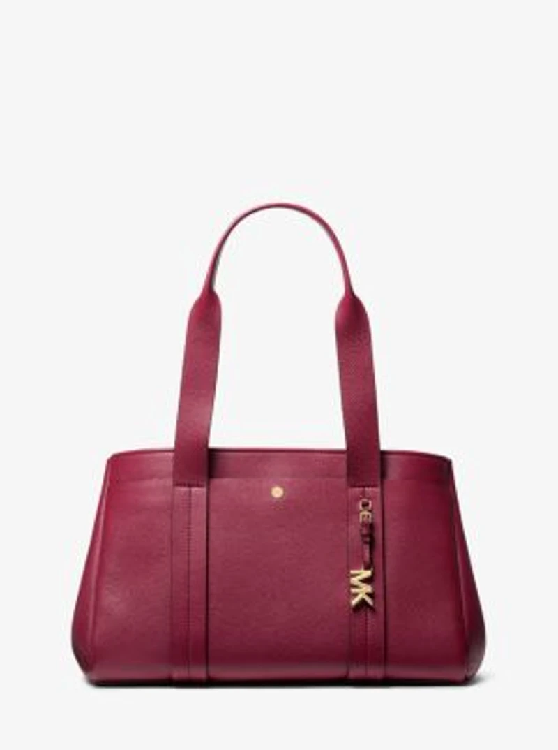 Romee Large Pebbled Leather Tote Bag