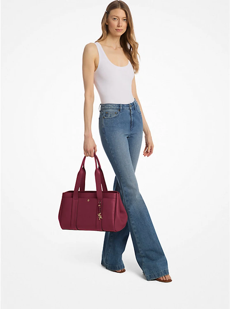 Romee Large Pebbled Leather Tote Bag