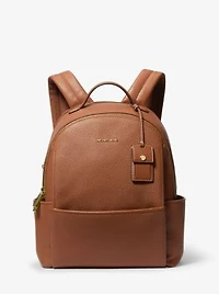 Sable Medium Pebbled Leather Backpack