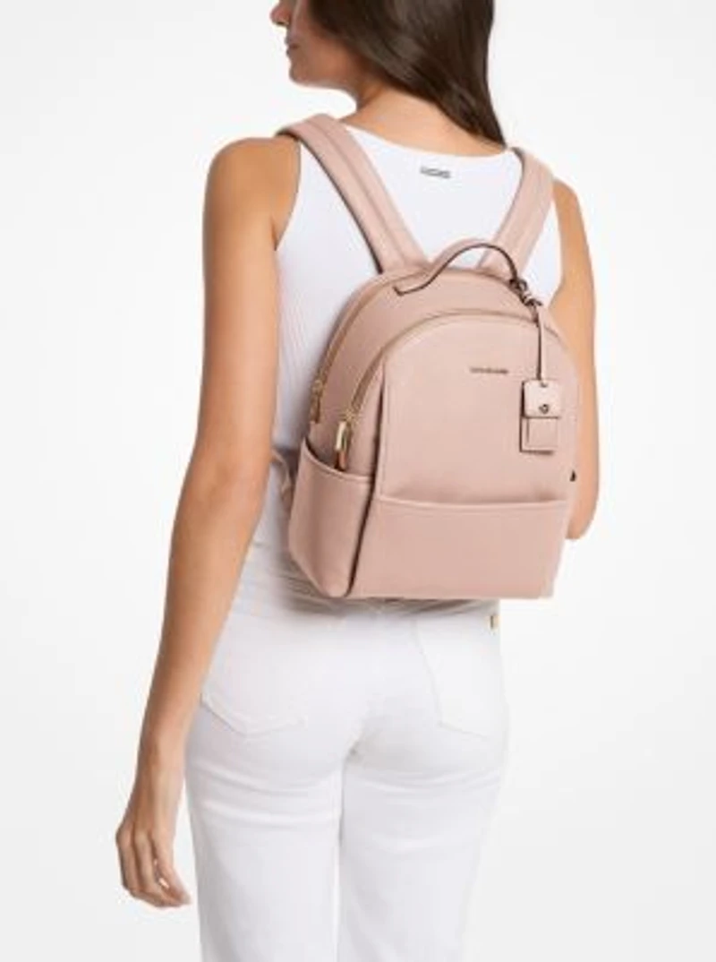 Sable Medium Pebbled Leather Backpack