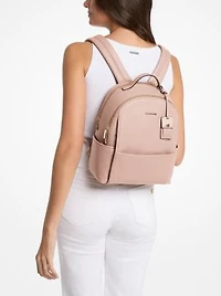Sable Medium Pebbled Leather Backpack