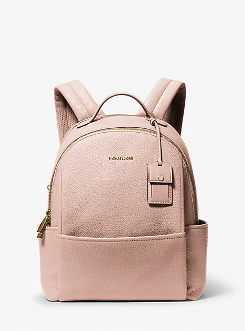 Sable Medium Pebbled Leather Backpack
