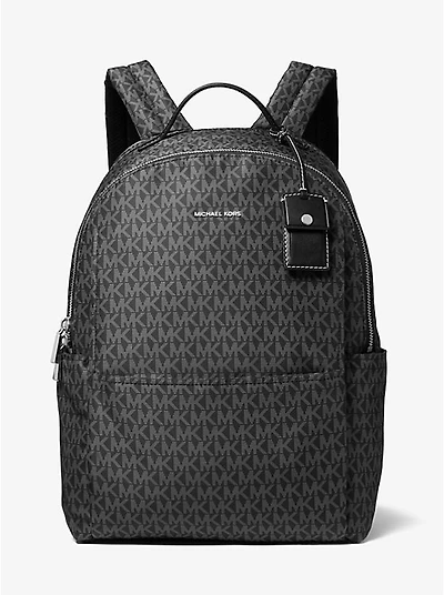 Sable Large Printed Signature Logo Backpack