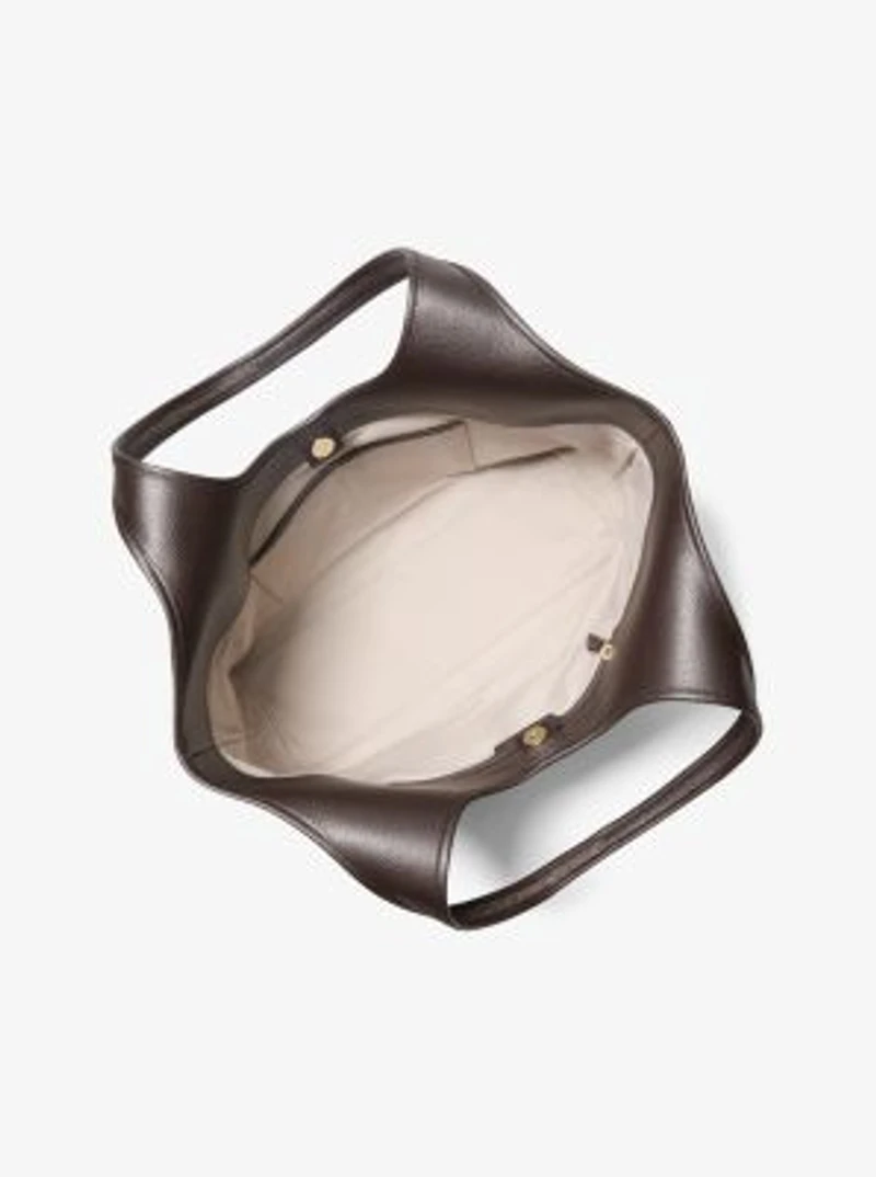 Henly Large Signature Logo and Textured Tote Bag