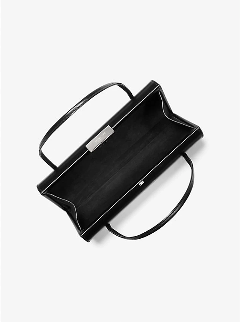 Natalie Leather Barrel Bag