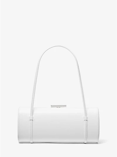 Natalie Leather Barrel Bag