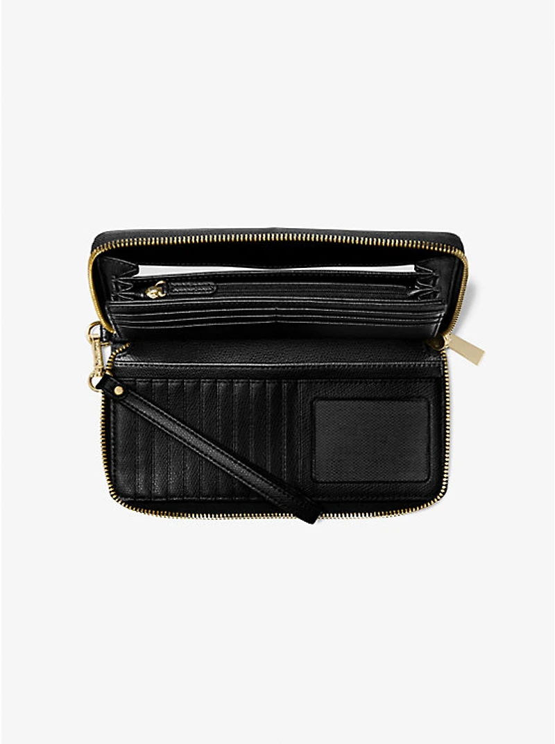 Jet Set Travel Large Leather Continental Wallet