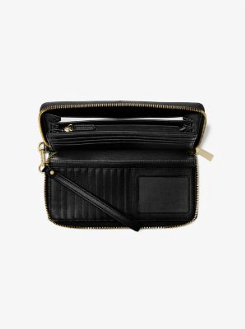 Jet Set Travel Large Leather Continental Wallet