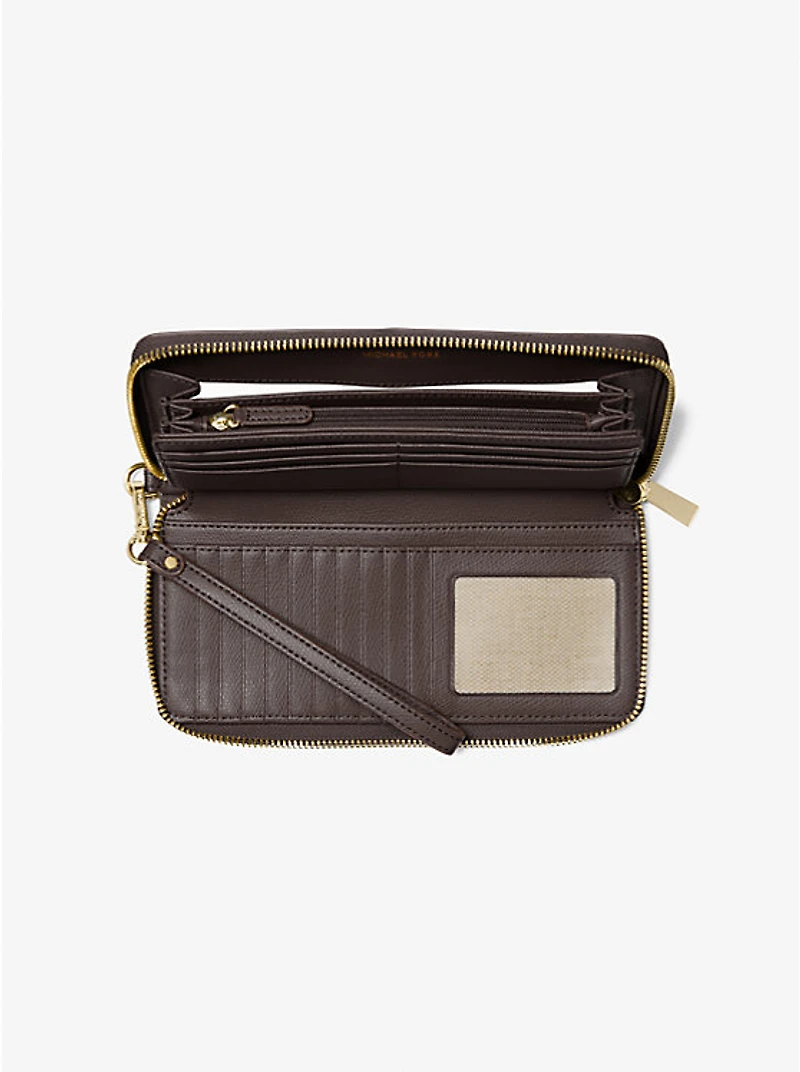 Jet Set Travel Large Leather Continental Wallet