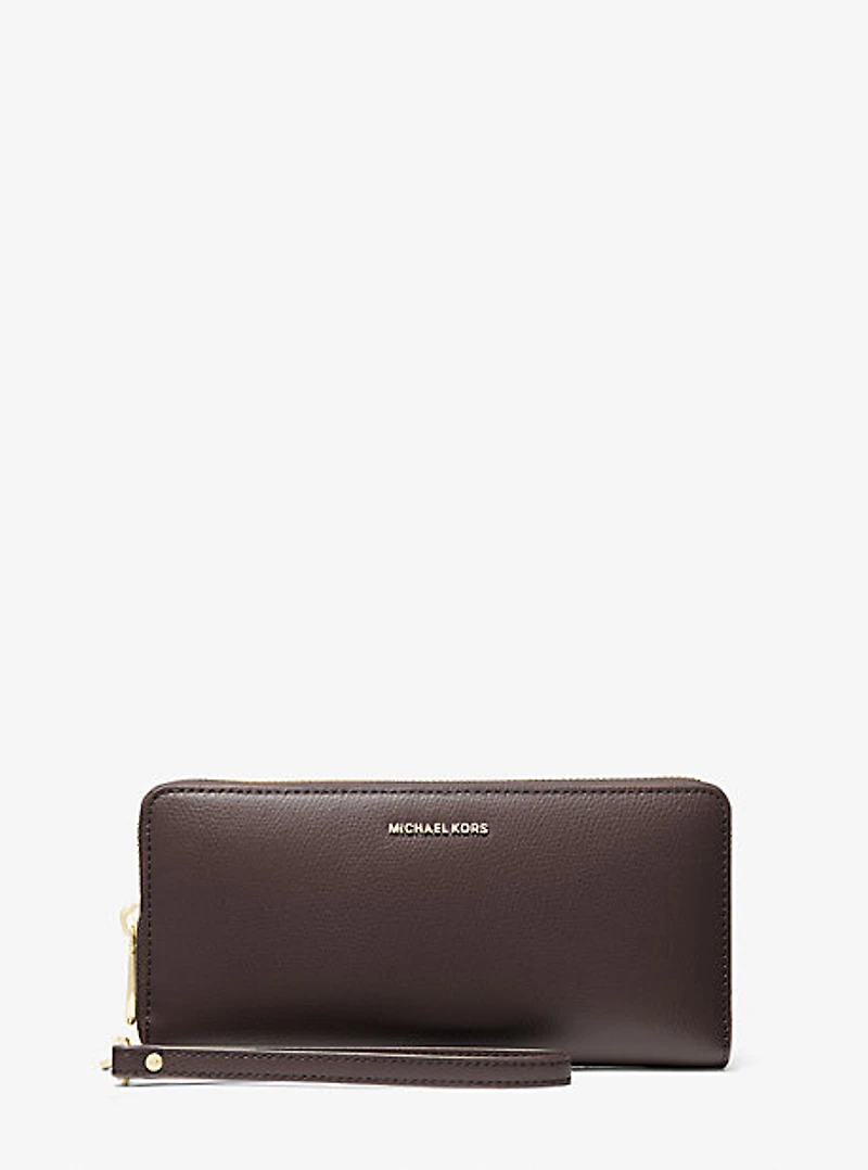 Jet Set Travel Large Leather Continental Wallet