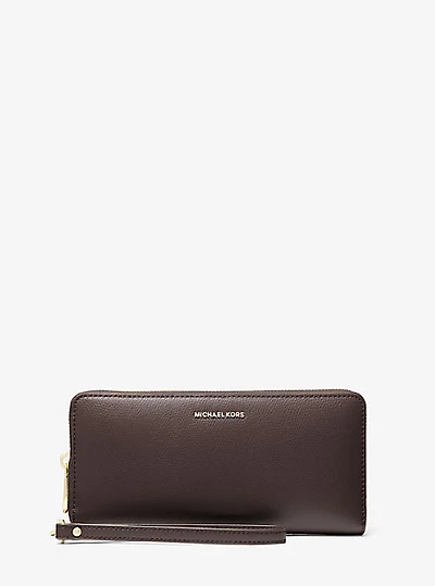 Jet Set Travel Large Leather Continental Wallet
