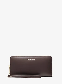 Jet Set Travel Large Leather Continental Wallet