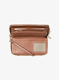 Jet Set Travel Large Leather Continental Wallet